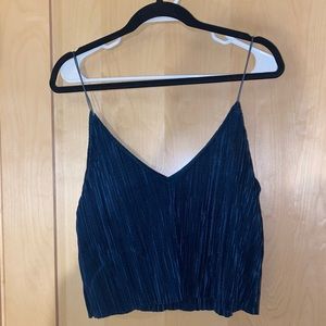 UO Silence + Noise Blue Tank